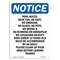 Signmission OSHA Notice, 5" Height, Pool Rules Have Fun Be Safe Sign, 5" X 3.5", Portrait OS-NS-D-35-V-17697 - alternate 1